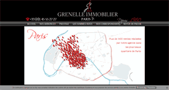 Desktop Screenshot of grenelle-immobilier.com